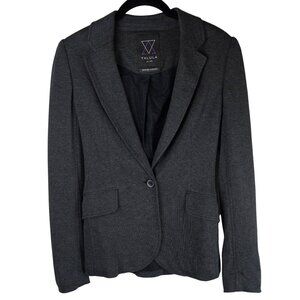 Aritzia‎ Talula Womens Grey Pima Cotton Blazer Jacket Sz 00